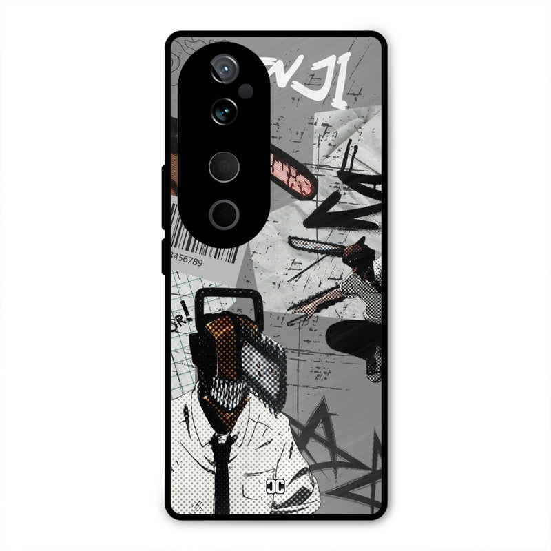 Denji Rage Vivo T3 Ultra Mobile Back Cover - Anime PrintShield Case