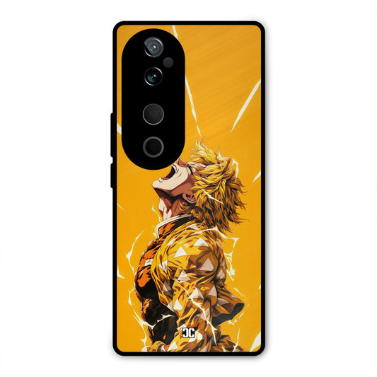 Shouting Zenitsu Vivo T3 Ultra Mobile Back Cover - Anime PrintShield Case