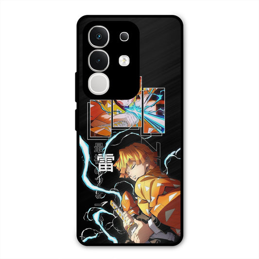 Aggressive Zenitsu Vivo T4x Mobile Back Cover - Anime PrintShield Case