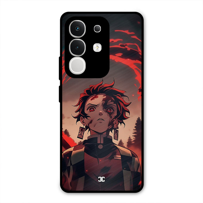 Raging Tanjiro Vivo T4x Mobile Back Cover - Anime PrintShield Case