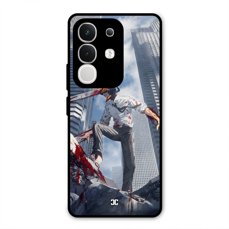 Denji Fighting Vivo T4x Mobile Back Cover - Anime PrintShield Case