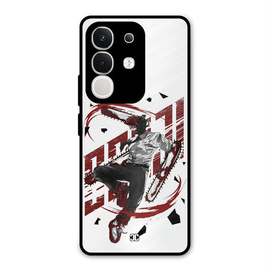 Chainsawman Typo Vivo T4x Mobile Back Cover - Anime PrintShield Case