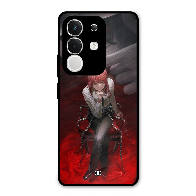 Makima Chains Vivo T4x Mobile Back Cover - Anime PrintShield Case
