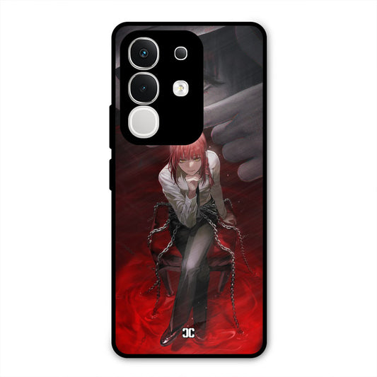 Makima Chains Vivo T4x Mobile Back Cover - Anime PrintShield Case