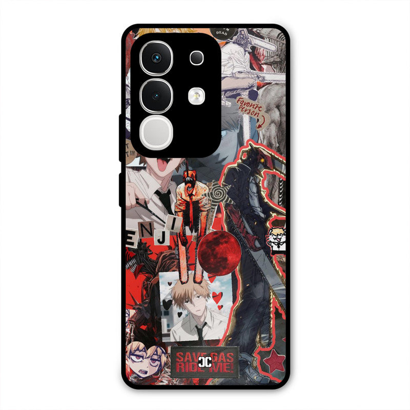 Denji Thoughts Vivo T4x Mobile Back Cover - Anime PrintShield Case