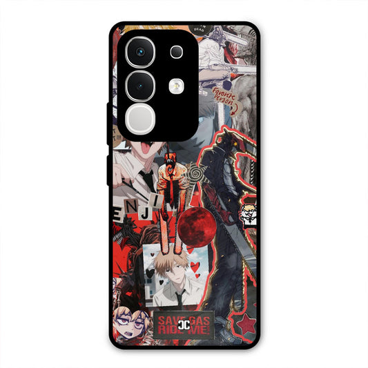 Denji Thoughts Vivo T4x Mobile Back Cover - Anime PrintShield Case