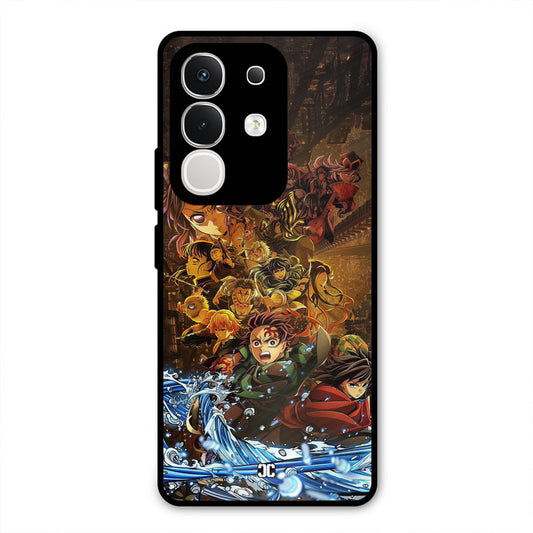 Demon Slayers Vivo T4x Mobile Back Cover - Anime PrintShield Case
