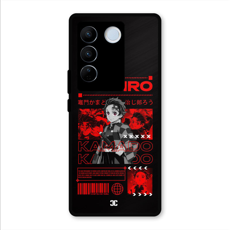 Tanjiro Kamado Vivo V27 Pro Mobile Back Cover - Anime PrintShield Case