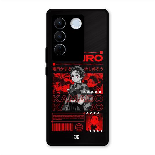 Tanjiro Kamado Vivo V27 Pro Mobile Back Cover - Anime PrintShield Case