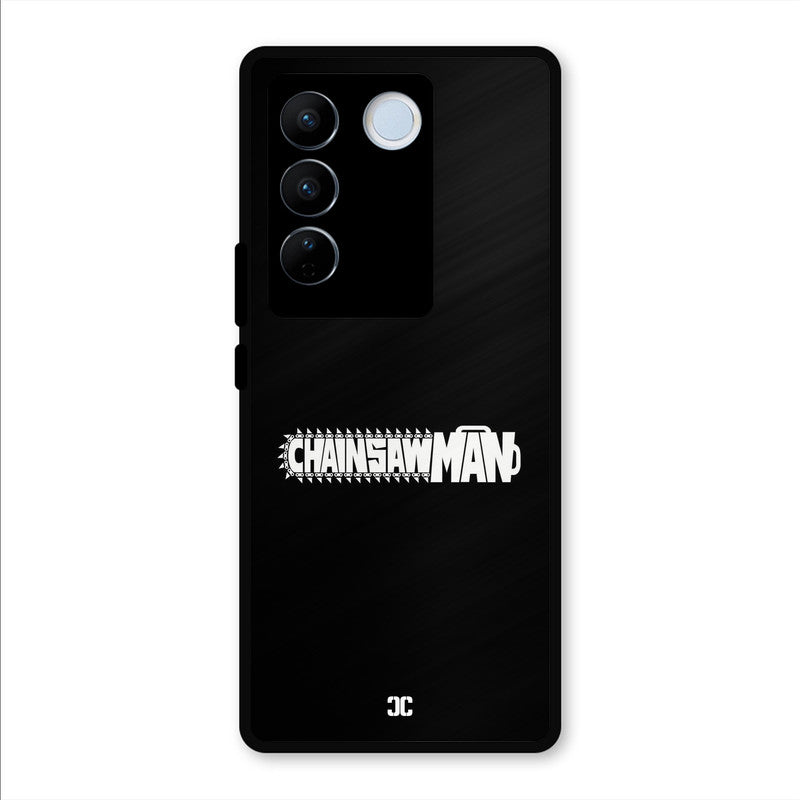 Chainsaw Logo Vivo V27 Pro Mobile Back Cover - Anime PrintShield Case
