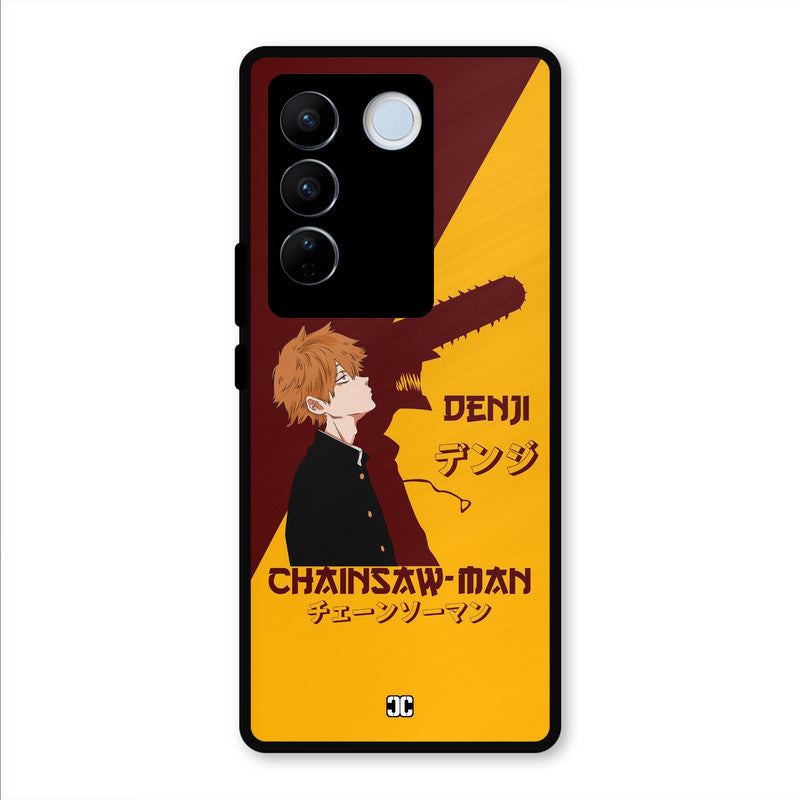 Denji Shadow Vivo V27 Pro Mobile Back Cover - Anime PrintShield Case