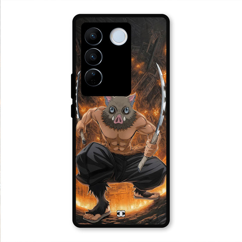 Inosuke Rage Vivo V27 Pro Mobile Back Cover - Anime PrintShield Case