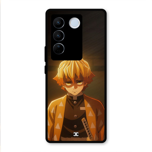Thunderboy Zenitsu Vivo V27 Pro Mobile Back Cover - Anime PrintShield Case