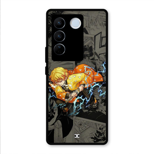 Zenitsu Manga Vivo V27 Pro Mobile Back Cover - Anime PrintShield Case