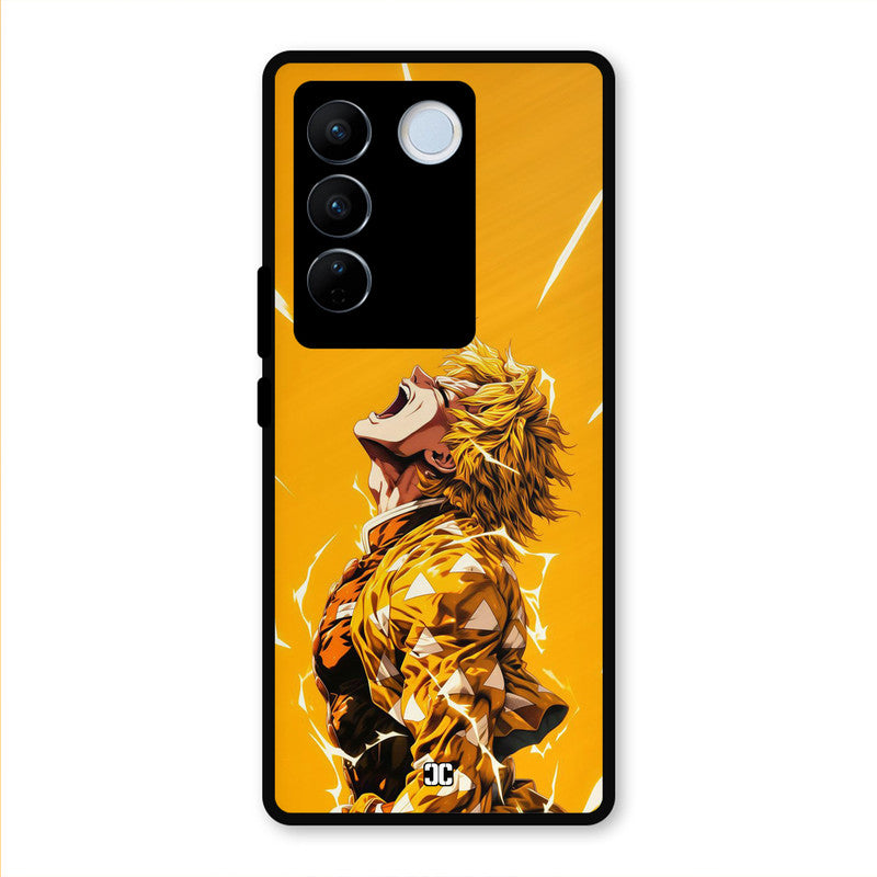 Shouting Zenitsu Vivo V27 Pro Mobile Back Cover - Anime PrintShield Case