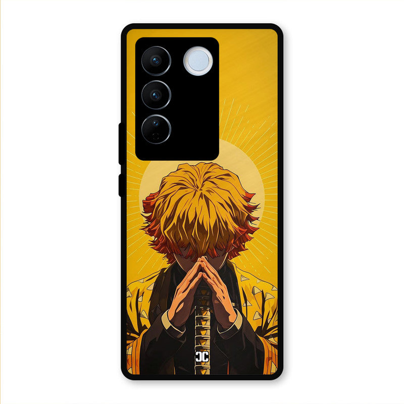 Calm Zenitsu Vivo V27 Pro Mobile Back Cover - Anime PrintShield Case