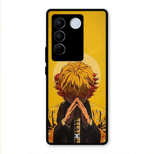Calm Zenitsu Vivo V27 Pro Mobile Back Cover - Anime PrintShield Case
