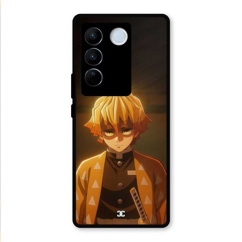 Thunderboy Zenitsu Vivo V27 Mobile Back Cover - Anime PrintShield Case