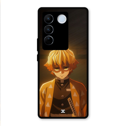 Thunderboy Zenitsu Vivo V27 Mobile Back Cover - Anime PrintShield Case