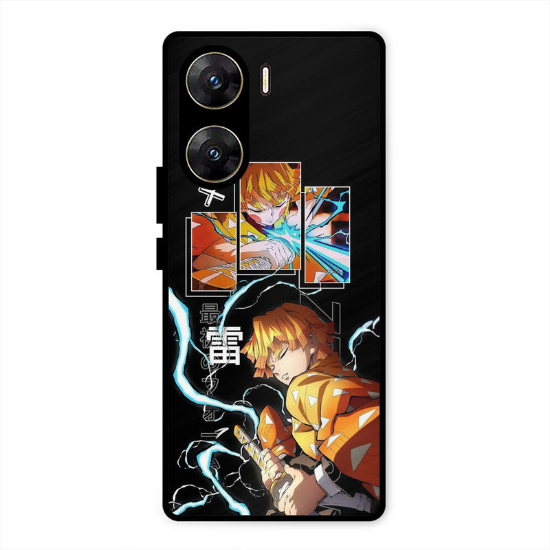 Aggressive Zenitsu Vivo V29e Mobile Back Cover - Anime PrintShield Case