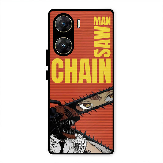 Raging Chainsaw Vivo V29e Mobile Back Cover - Anime PrintShield Case