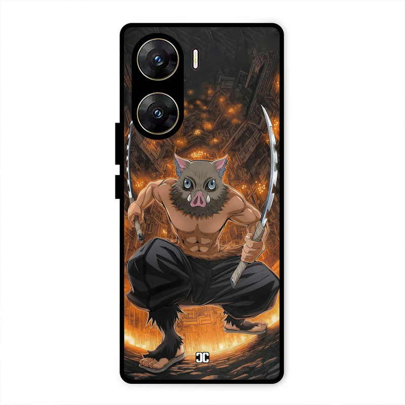 Inosuke Rage Vivo V29e Mobile Back Cover - Anime PrintShield Case