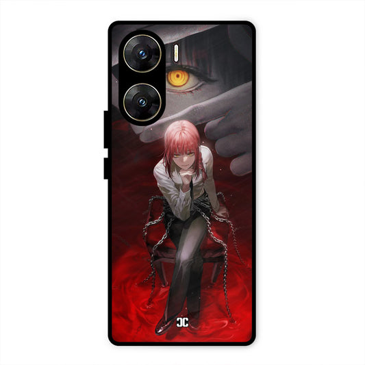 Makima Chains Vivo V29e Mobile Back Cover - Anime PrintShield Case