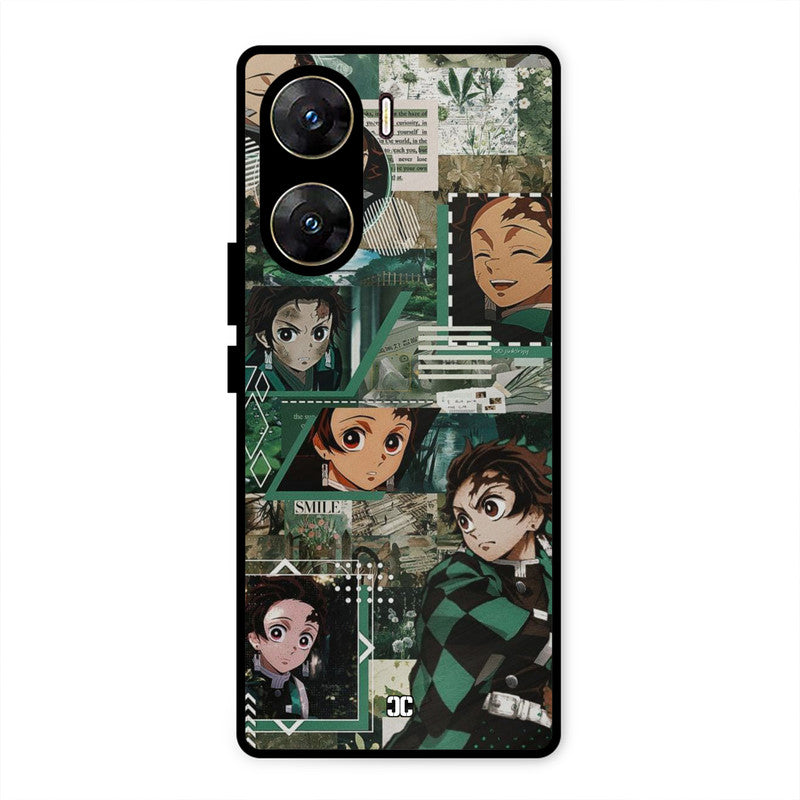 Tanjiro Thoughts Vivo V29e Mobile Back Cover - Anime PrintShield Case