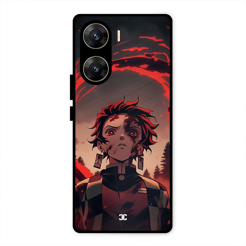 Raging Tanjiro Vivo V29e Mobile Back Cover - Anime PrintShield Case