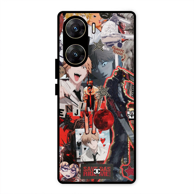 Denji Thoughts Vivo V29e Mobile Back Cover - Anime PrintShield Case