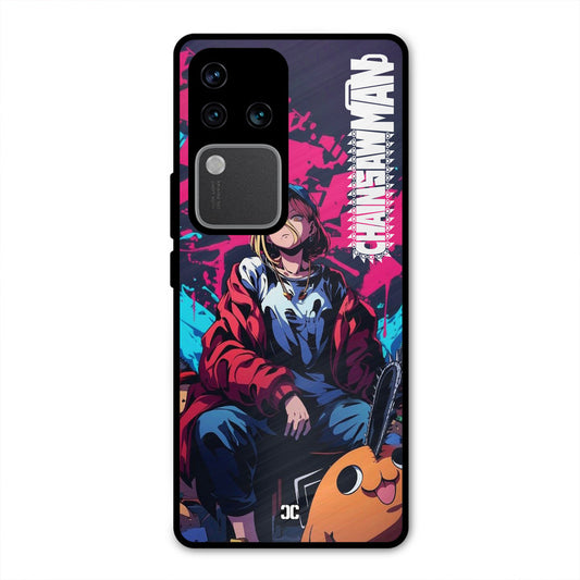 Puchita with Power Vivo V30 Pro Mobile Back Cover - Anime PrintShield Case