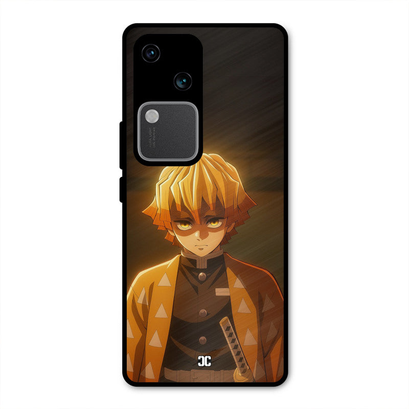 Thunderboy Zenitsu Vivo V30 Mobile Back Cover - Anime PrintShield Case