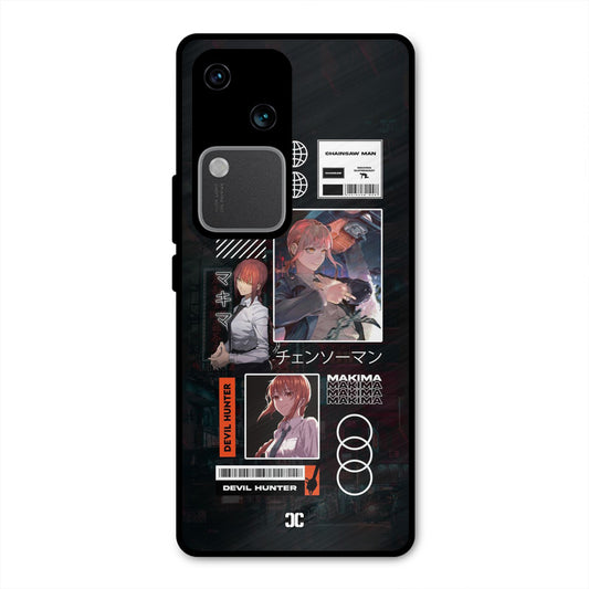 Devil Hunter Makima Vivo V30 Mobile Back Cover - Anime PrintShield Case