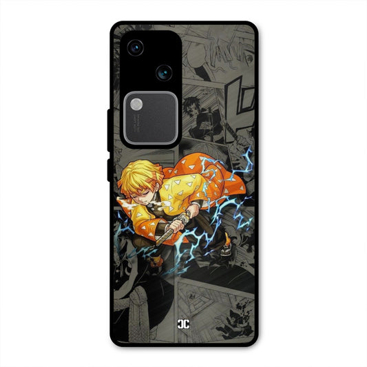 Zenitsu Manga Vivo V30 Mobile Back Cover - Anime PrintShield Case