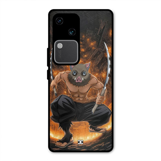 Inosuke Rage Vivo V30 Mobile Back Cover - Anime PrintShield Case