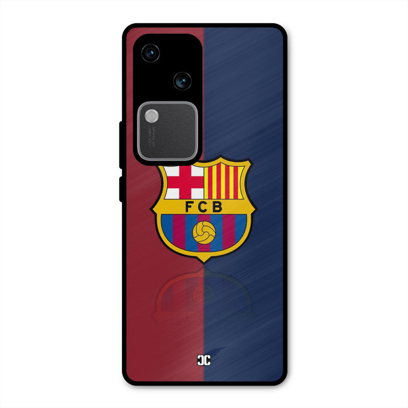 Barcelona Logo Vivo V30 Mobile Back Cover - Sports PrintShield Case