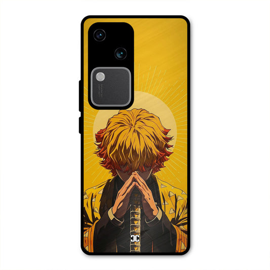 Calm Zenitsu Vivo V30 Mobile Back Cover - Anime PrintShield Case