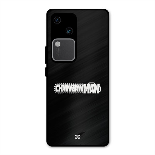Chainsaw Logo Vivo V30 Mobile Back Cover - Anime PrintShield Case