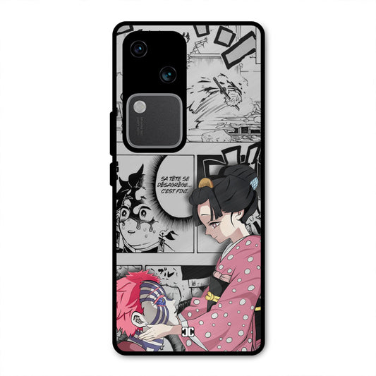 Akaza Love Vivo V30 Mobile Back Cover - Anime PrintShield Case