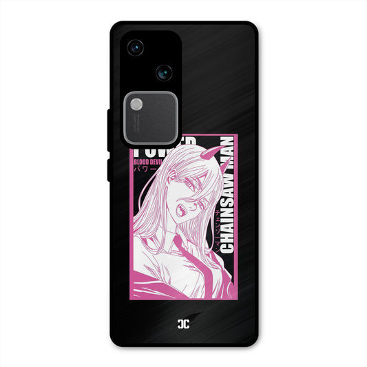 Blood Devil Power Vivo V30 Mobile Back Cover - Anime PrintShield Case