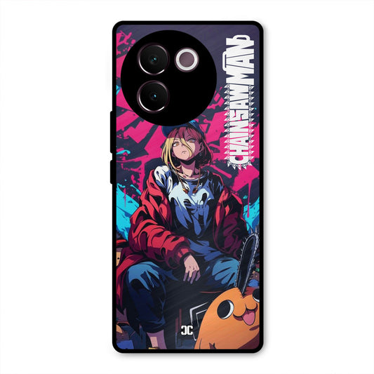 Puchita with Power Vivo V30e Mobile Back Cover - Anime PrintShield Case