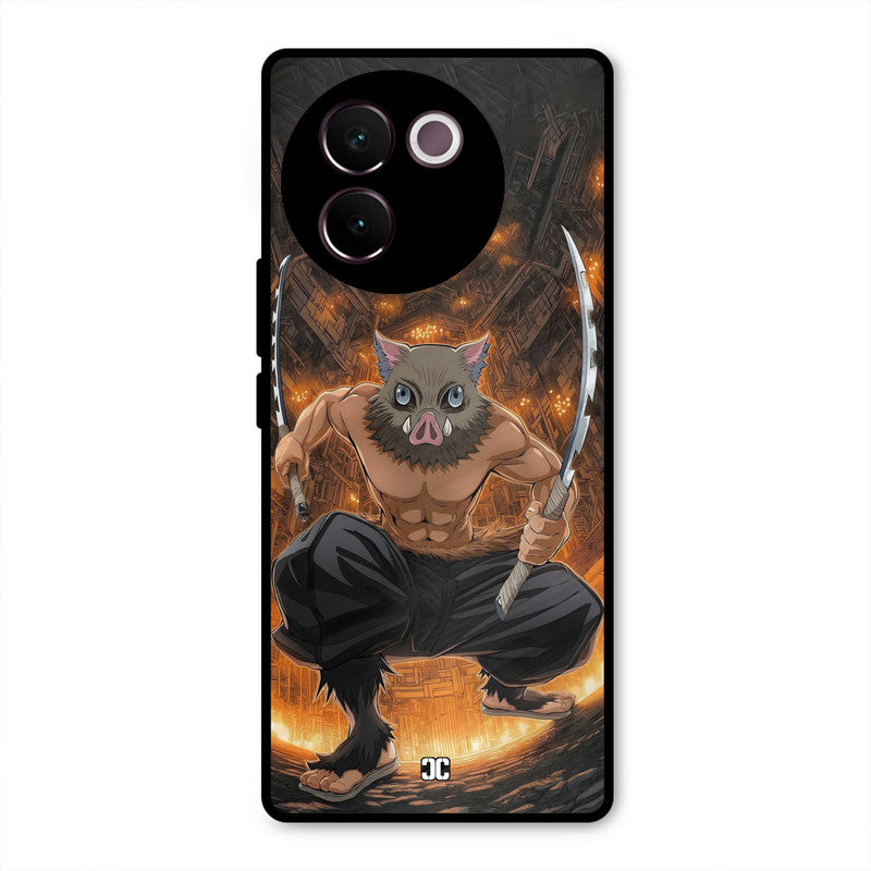 Inosuke Rage Vivo V30e Mobile Back Cover - Anime PrintShield Case