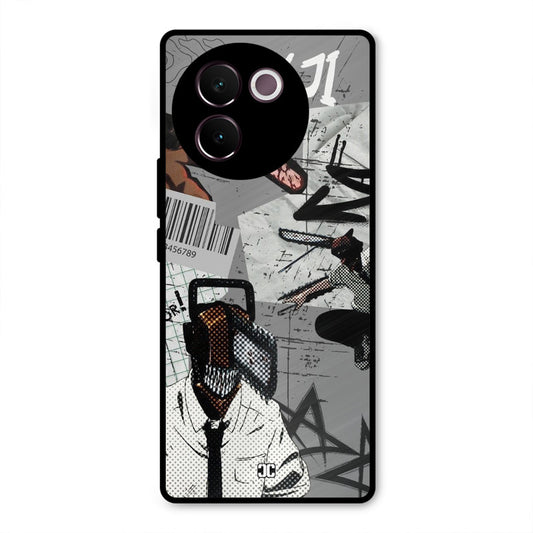 Denji Rage Vivo V30e Mobile Back Cover - Anime PrintShield Case