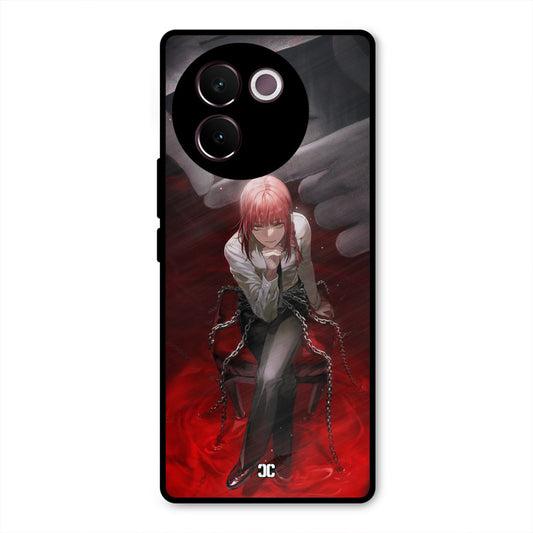Makima Chains Vivo V30e Mobile Back Cover - Anime PrintShield Case