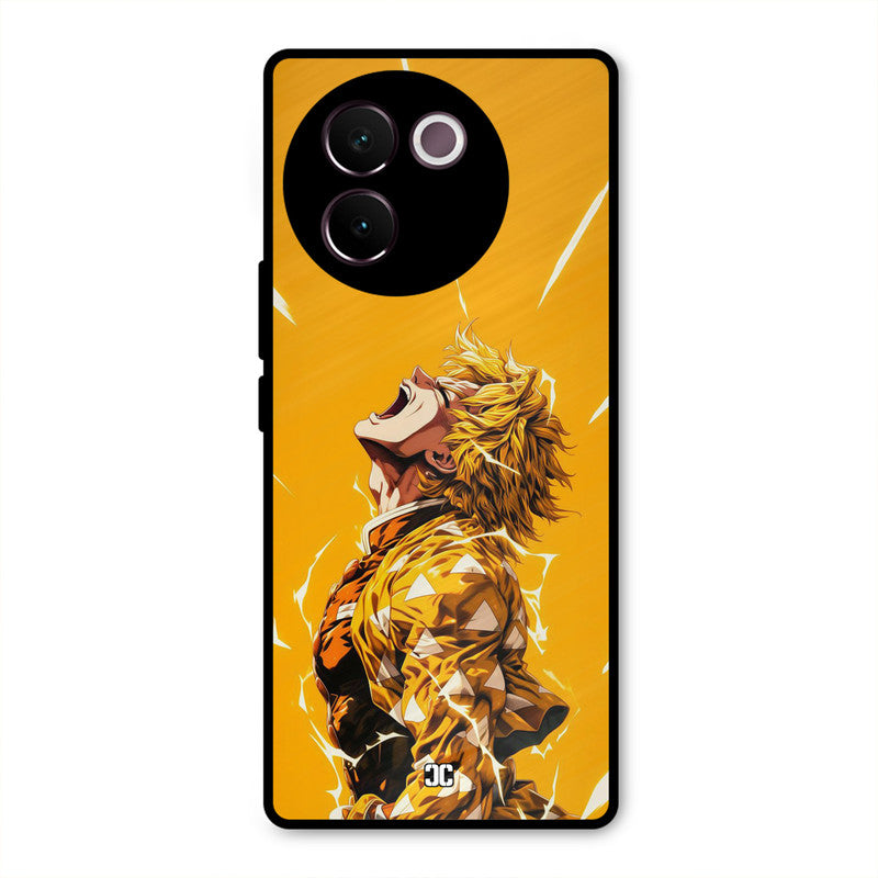 Shouting Zenitsu Vivo V30e Mobile Back Cover - Anime PrintShield Case