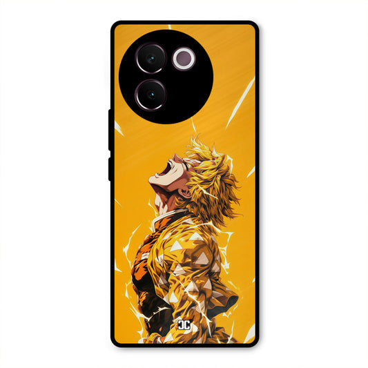 Shouting Zenitsu Vivo V30e Mobile Back Cover - Anime PrintShield Case