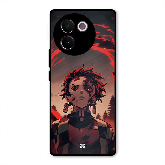 Raging Tanjiro Vivo V30e Mobile Back Cover - Anime PrintShield Case
