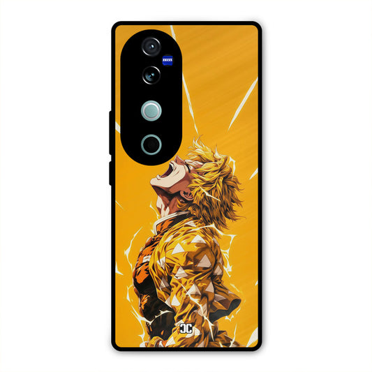 Shouting Zenitsu Vivo V40 Pro Mobile Back Cover - Anime PrintShield Case
