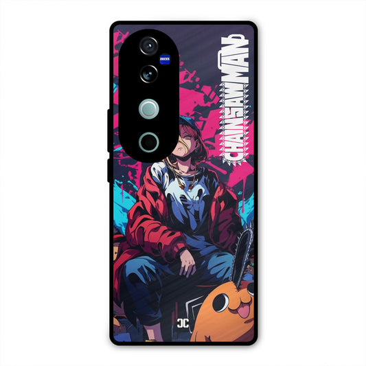 Puchita with Power Vivo V40 Pro Mobile Back Cover - Anime PrintShield Case