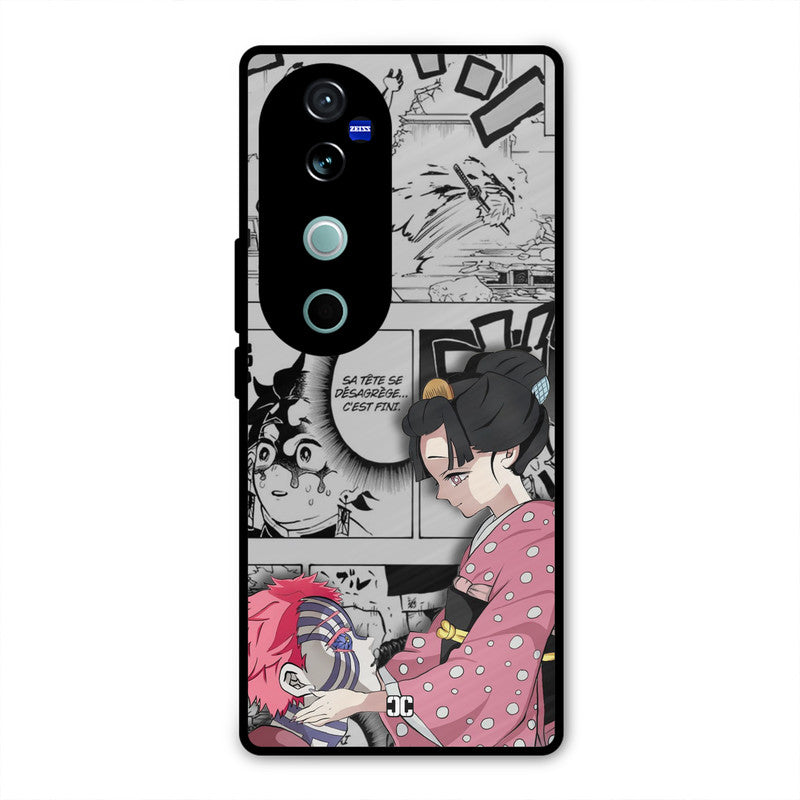 Akaza Love Vivo V40 Mobile Back Cover - Anime PrintShield Case
